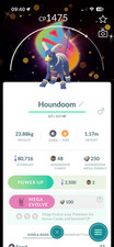 Pokémon Go Shiny Houndoom Mega Background/READ DESCRIPTION picture
