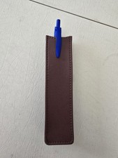 Levenger Leather Add A Pen Pouch Pen Holder. Attach To Briefcase, Tote, Etc. picture