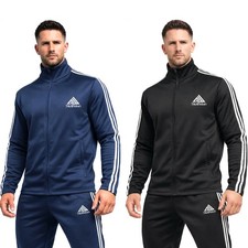 Men's Tracksuit Set Athletic Jogging Suit Full Zip Jacket Jogger Pants picture