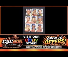 1953 Topps (9) Different Vintage Baseball Card Lot *CgC605* picture