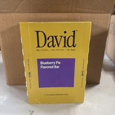 David Bars 28g High-Protein | Blueberry Pie Bar - 12 Count Case (Nov-08-2026) picture