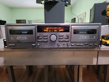 JVC  TD-W309 Dolby Auto Reverse Double Cassette Deck Tested Fully Functional  picture