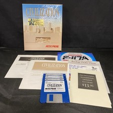 1992 Apple Sid Meier's Civilization Complete Content in Box Excellent Condition picture
