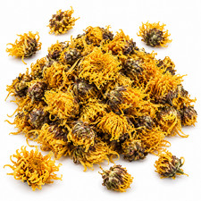 8 OZ Blooms Golden Chrysanthemum Tea Flower Blossom Cooling Healing Floral Tea picture