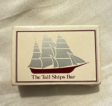 The Tall Ships Bar Vista Hotel Matchbox Ship Graphic Logo Collectible picture