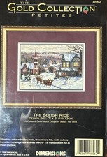 The Sleigh Ride Dimensions Gold Collection Petites Kit #8562 NOS picture