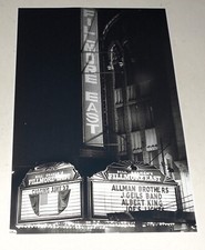Fillmore East Bill Graham NYC '68-71 Last Concert Allman, J Geils Poster 19