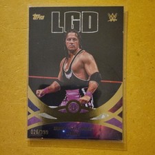 2026 Topps WWE Universe Bret Hit Man Hart Legend Pink Plaid #/399 picture