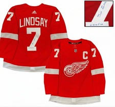 Ted Lindsay Autographed Adidas Pro Jersey With COA picture