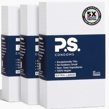 Condoms, Extra Large, 36 Pack, Ultra Thin, Lubricated, Odorless Latex picture