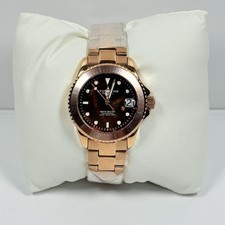Stuhrling Depth Master 3950L Mother Of Pearl Rose Gold Bracelet Women’s Watch picture