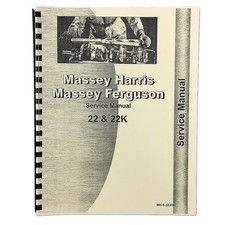 REP019 Operation & Service Manual Fits Massey Harris picture