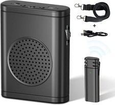 Moman S57 Voice Amplifier PA System with Wireless Lav Mic for Teachers Classroom picture
