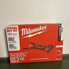 Milwaukee M18 Multi-Tool 2626-21 Kit w/ 2.0 Ah Battery and Charger - Sealed Box picture