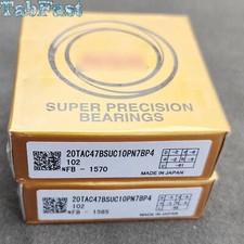 2Pcs Precision Ball Screw Bearings for NSK 20TAC47BSUC10PN7BP4 Abec7 picture