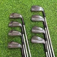 Callaway Apex Ti Fusion Iron Set 5-P (6 Clubs) Steel Shafts Black/Silver picture