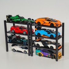 Modular Garage Display Lifts Side View Compatible With LEGO Speed Champions picture
