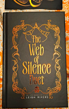 Leigh Rivers SIGNED The Web of Silence Duet Hardcover 2024 SIGNING EDITION W/ART picture