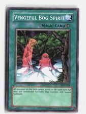 Yu-Gi-Oh TCG Vengeful Bog Spirit LON-103 Labyrinth of Nightmare Unlimited NM picture
