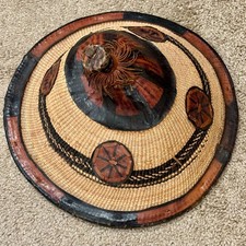Vintage Handcrafted Fulani Shepherd Tribal Hat From Africa picture
