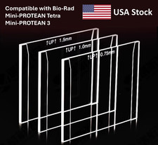 Electrophoresis Glass Spacer Plate and Short Plate 5 Slides picture