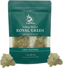 Royal Green Frankincense Hojari from Oman Boswellia Sacra Pure Incense Chruch In picture