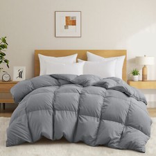 Cozy Fluffy Extra Winter Warm Down Bed Blanket Gusseted, King or Queen Comforter picture