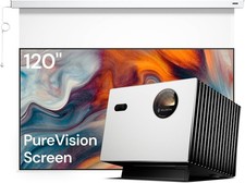 Valerion StreamMaster Plus2 with 120-in PureVision Anti-Speckle Motorized Screen picture