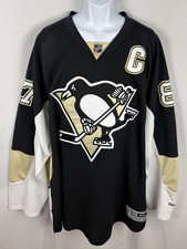 Sidney Crosby #87 Pittsburgh Penguins Reebok Premier Black Hockey Jersey  4XL picture