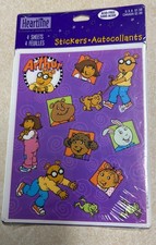 Vintage Arthur PBS Hallmark Stickers Pack - New picture