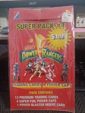 1995 Saban Super Pack #2, Mighty Morphin Power Rangers, Sealed Box Trading Cards picture