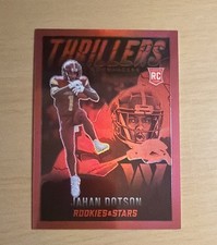 2022 Panini Rookies & Stars - Thrillers Jahan Dotson #TH-26 Red Prizm /99 (RC) picture
