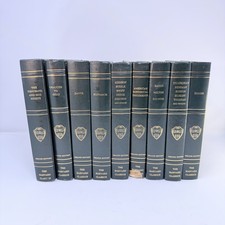 Harvard Classics 1969 Deluxe Edition Set Of 9 Books Bonded Leather Homer, Plato picture