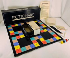 1985 Pictionary 1st Edition Charades Game Complete in Very Good Cond  picture
