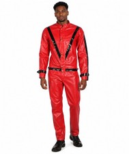 Men's American Singer Thriller Red Costume Jacket, Perfect for Halloween picture