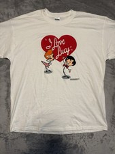 2002 I LOVE LUCY CBS SITCOM TV SERIES LUCILLE BALL DESI ARNAZ t-shirt XL White picture