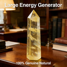 Huge Raw Natural Citrine Obelisk Crystal Point Tower 100% Genuine Yellow Quartz picture