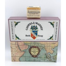 Vintage Caswell-Massey Soap Lot 7 Bars Sandalwood Patchouli Lavender NOS picture