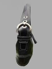 Vintage Coach Soho Leather Small Hobo Bag - Black (Style 8A01) picture