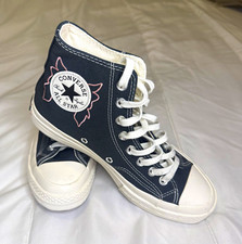 Converse Chuck Taylor All Star Hi Top Black Canvas Enchanted Garden US 9  picture