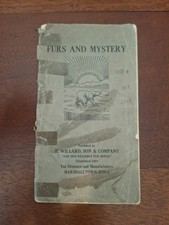 1922 Antique Furs And Mystery Booklet H Williard Son Co Marshaltown Iowa Furrier picture