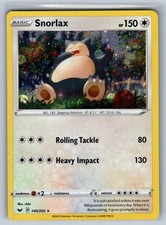 SNORLAX (COSMOS HOLO) 140/202 P BLISTER EXCLUSIVES POKEMON LIGHTLY PLAYED picture