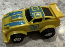Vintage Stomper Speedster #88 Chevy Corvette Light Up Yellow Car Needs Batteries picture