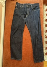 Edwin Mens 32x31 AKT03 Akita Straight Rainbow Selvedge 13.5oz Denim Jeans Japan picture