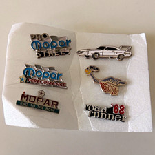 Vintage Mopar Plymouth Road Runner Superbird Performance Lapel Pin Lot of 6 picture