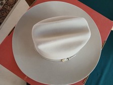 Stetson 5X  Silver belly Patron Western Hat Vintage 1999 picture