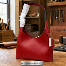 COACH Brooklyn Shoulder Bag 28 CU068 Leather Hobo Tote Purse Bag Outlet New picture