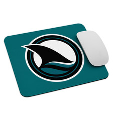 NHL San Jose Sharks Hockey Mouse Pad Premium 9.5x7.75 inch Alternate Logo Mat picture