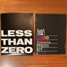 - Rare - LESS THAN ZERO 1987 Press Kit Stills Transparencies Brat Pack READ picture