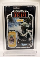 Vintage Kenner Star Wars ROTJ Brown Snake Yoda 77 Back, Unpunched, MOC picture